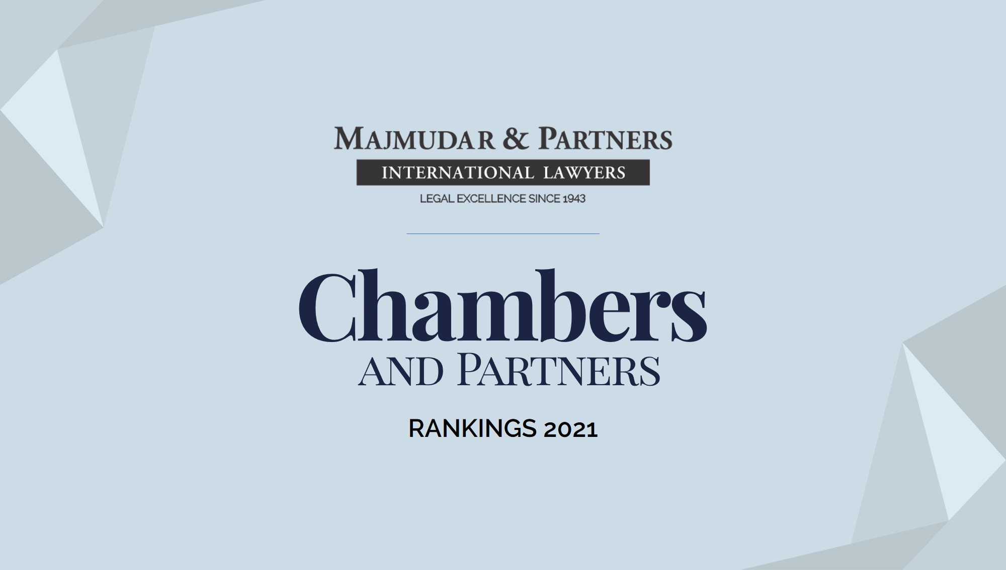 Majmudar & Partners – Chambers & Partners 2021 Rankings | Majmudar & Partners