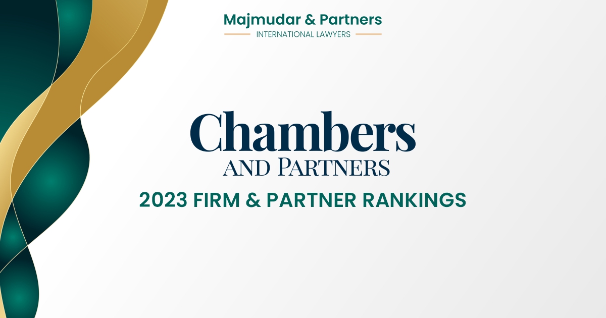 Chambers and Partners Rankings 2023 Majmudar & Partners